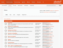 Tablet Screenshot of forum.ubuntu-nl.org